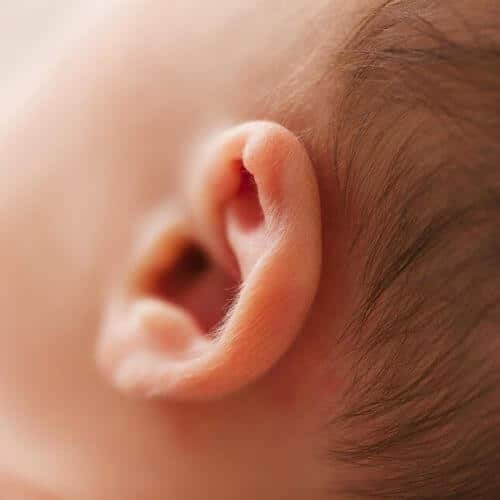 Babies outer ear